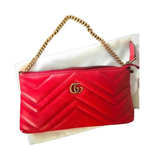 gucci clutch bag red|Gucci clutch bag vintage.